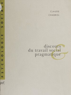cover image of Discours du travail social et pragmatique